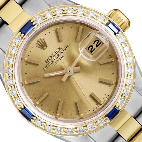 Rolex Datejust 6917 26mm Yellow gold and stainless steel Champagne