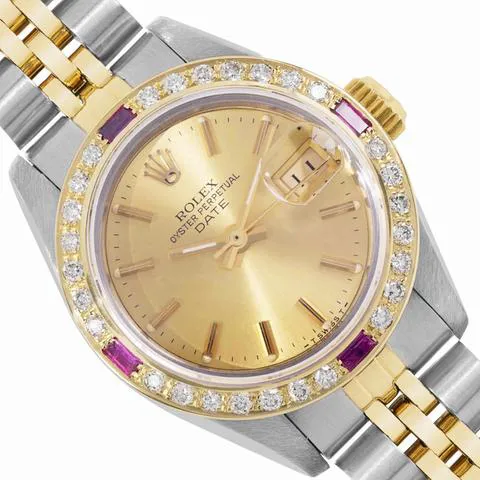 Rolex Datejust 6917 26mm Yellow gold and stainless steel Champagne