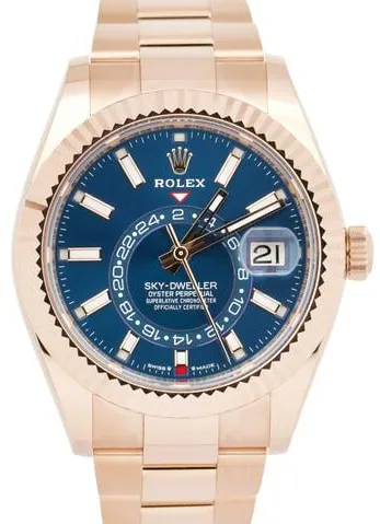 Rolex Sky-Dweller 336935 42mm Rose gold Blue