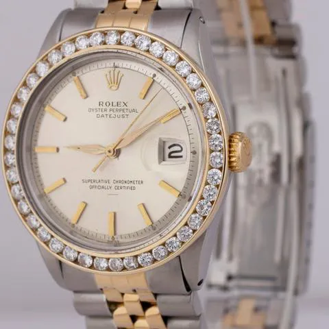 Rolex Datejust 1601 36mm Yellow gold and stainless steel Silver 2