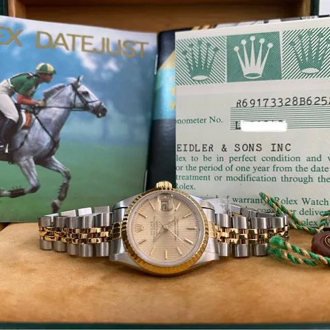 Rolex Lady-Datejust 69173 26mm Yellow gold and stainless steel Champagne