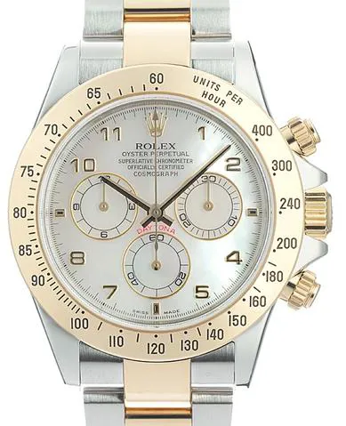 Rolex Daytona 116523NA 40mm Yellow gold and stainless steel Mother-of-pearl