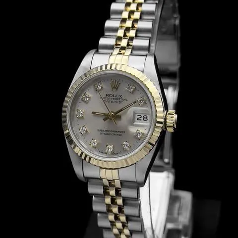 Rolex Lady-Datejust 69173 26mm Yellow gold and stainless steel Gray 1