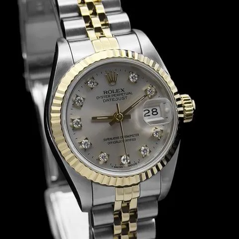 Rolex Lady-Datejust 69173 26mm Yellow gold and stainless steel Gray 3