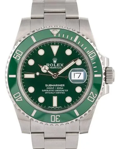 Rolex Submariner 116610LV 40mm Stainless steel Green