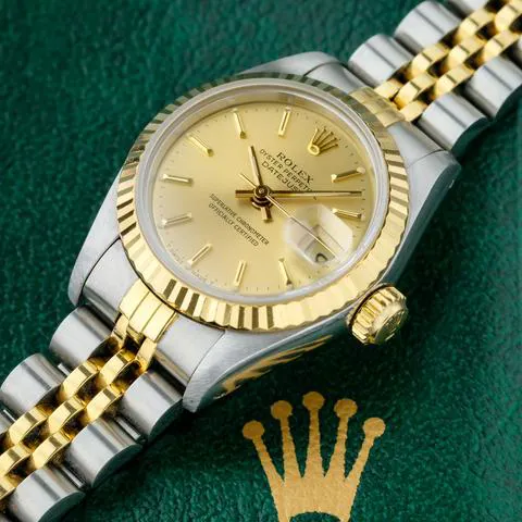 Rolex Lady-Datejust 69173 26mm Yellow gold and stainless steel Champagne 6