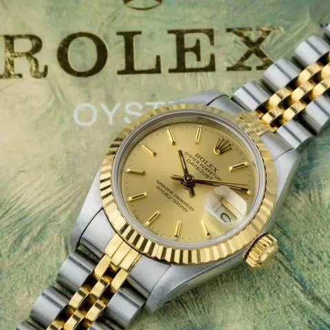 Rolex Lady-Datejust 69173 26mm Yellow gold and stainless steel Champagne 15