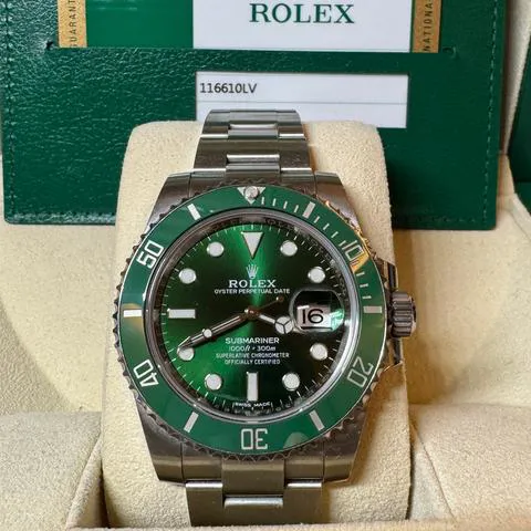 Rolex Submariner 116610LV 40mm Stainless steel Green 4