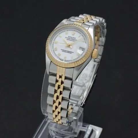 Rolex Lady-Datejust 69173 26mm Yellow gold and stainless steel White 2
