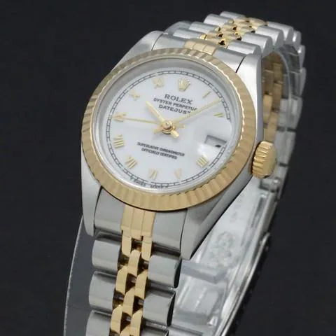 Rolex Lady-Datejust 69173 26mm Yellow gold and stainless steel White 6