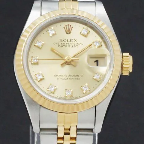 Rolex Lady-Datejust 69173 26mm Yellow gold and stainless steel Gold