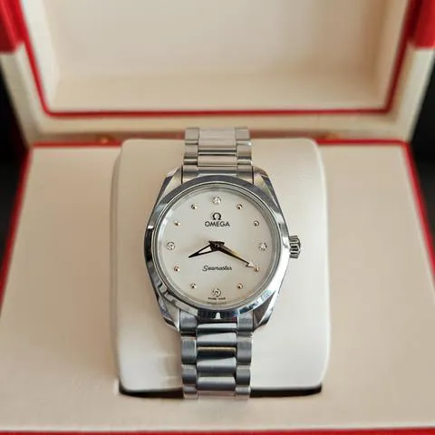 Omega Aqua Terra 220.10.28.60.54.001 28mm Stainless steel White