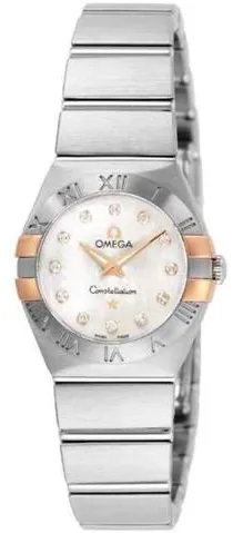 Omega Constellation Quartz 123.20.24.60.55.005 16mm Yellow gold and stainless steel Mother-of-pearl