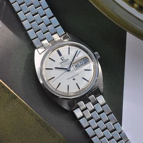 Omega Constellation Day-Date 168.019 35mm Stainless steel White