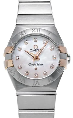 Omega Constellation Quartz 123.20.24.60.55.005 24mm Stainless steel Mother-of-pearl