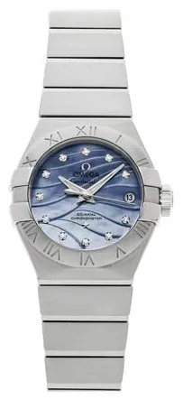 Omega Constellation 123.10.27.20.57.001 27mm Stainless steel Blue