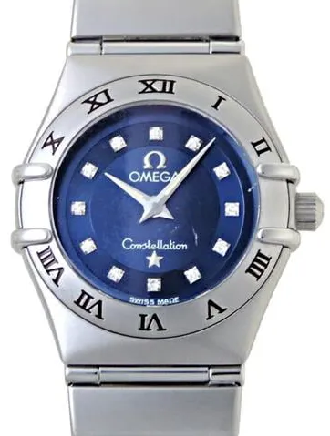 Omega Constellation Ladies 22mm Stainless steel Blue