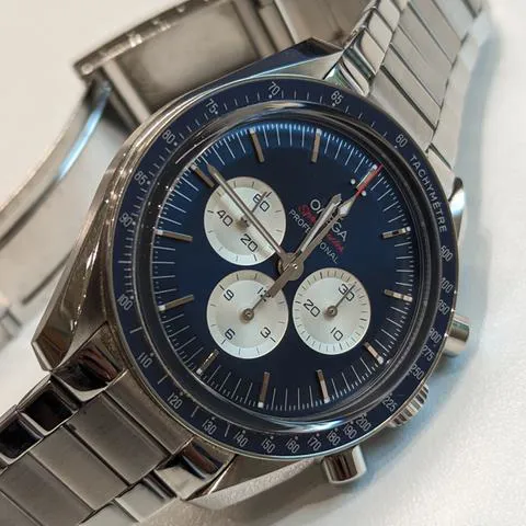 Omega Speedmaster Moonwatch 522.30.42.30.03.001 42mm Stainless steel Blue 1