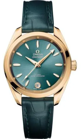 Omega Aqua Terra 150M 220.53.34.20.10.001 34mm Moonshine gold Green