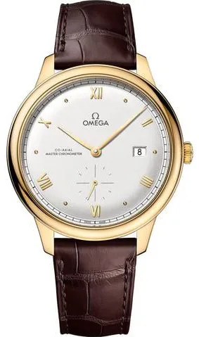 Omega De Ville 434.53.41.20.02.001 41mm Yellow gold Silver