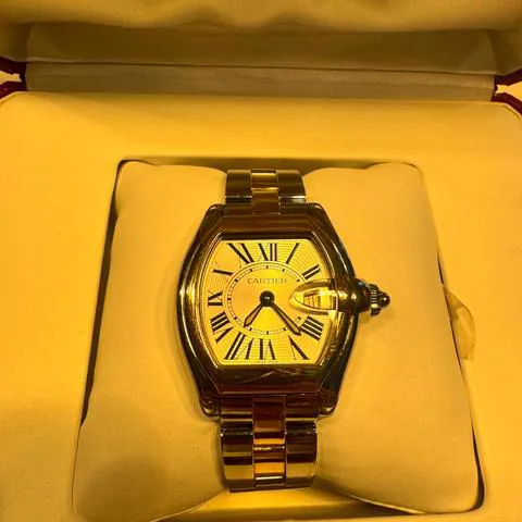 Cartier Roadster W62026Y4 30mm Yellow gold and stainless steel Silver