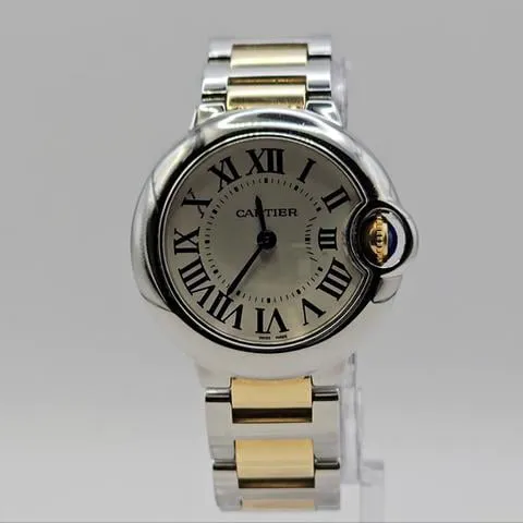 Cartier Ballon Bleu 28mm W69007Z3 28mm Yellow gold and Stainless steel Silver