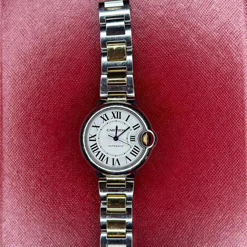 Cartier Ballon Bleu 33mm W2BB0002 33mm Yellow gold and Stainless steel Silver