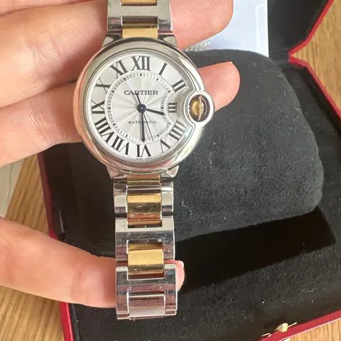 Cartier Ballon Bleu 33mm W2BB0002 33mm Yellow gold and Stainless steel Silver 6