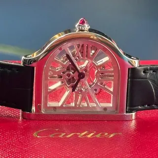 Cartier Cloche WHCC 0003 38mm Platinum Skeletonized