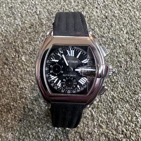 Cartier Roadster W62019X6 43mm Stainless steel Black