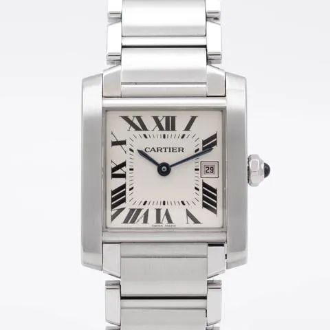 Cartier Tank Française W51011Q3 25mm Stainless steel Champagne