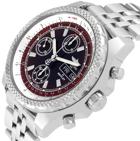 Breitling Bentley A13362 45mm Stainless steel Red 3
