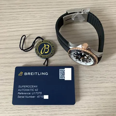 Breitling Superocean U17375211B1S1 44mm Yellow gold and Stainless steel Black 2