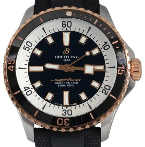 Breitling Superocean U17375211B1S1 44mm Yellow gold and Stainless steel Black 3