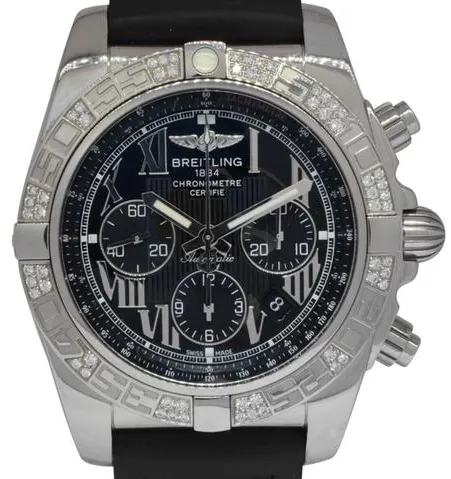 Breitling Chronomat AB0110 44mm Stainless steel Black