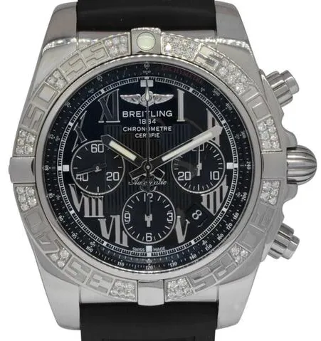 Breitling Chronomat AB0110 44mm Stainless steel Black 1