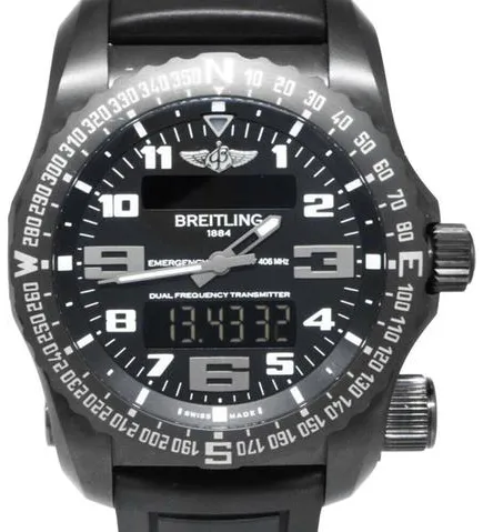 Breitling Emergency V76325 51mm Titanium Black 1