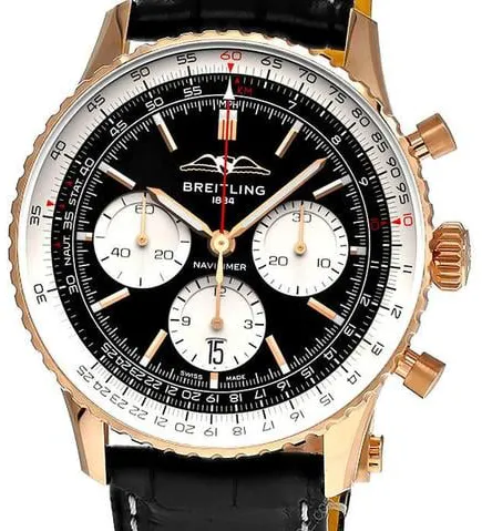 Breitling Navitimer RB0138211B1P1 43mm Rose gold Black