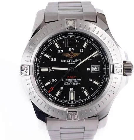 Breitling Colt A1738811 44mm Stainless steel Black