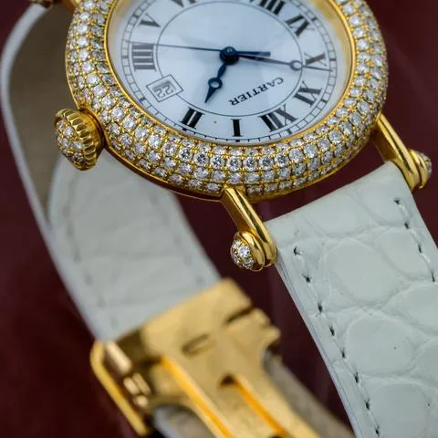 Cartier Diabolo 1430 35mm Yellow gold White 7