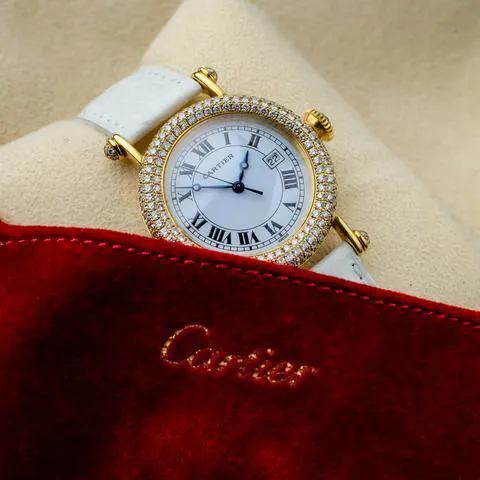 Cartier Diabolo 1430 35mm Yellow gold White 12