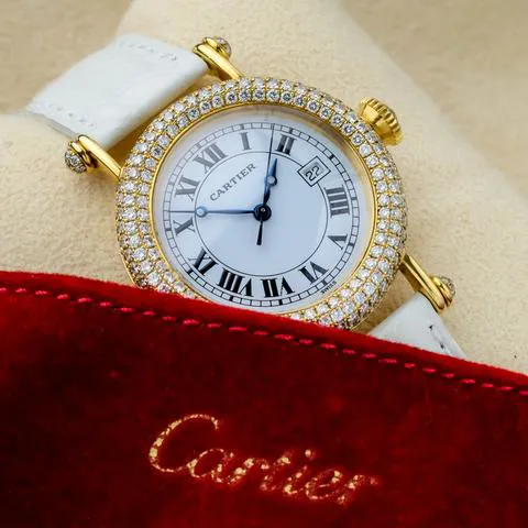 Cartier Diabolo 1430 35mm Yellow gold White 13