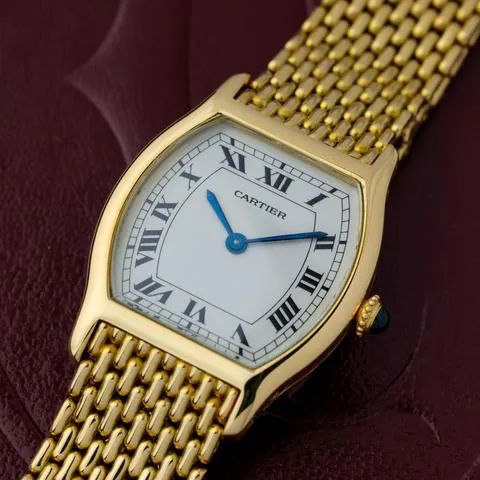 Cartier Tortue 96069 28mm Yellow gold White 8