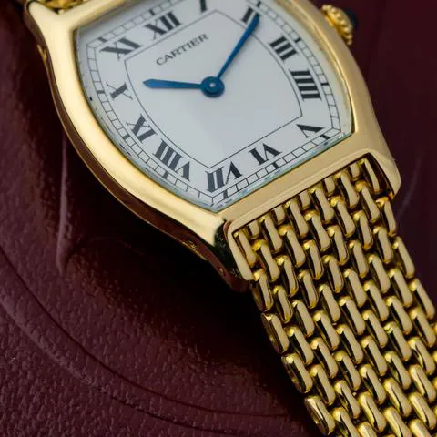 Cartier Tortue 96069 28mm Yellow gold White 10