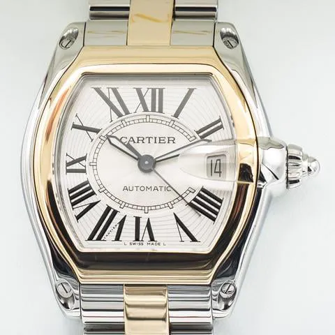 Cartier Roadster 2510 37mm Yellow gold and stainless steel Silver 1