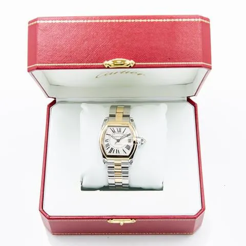 Cartier Roadster 2510 37mm Yellow gold and stainless steel Silver 12