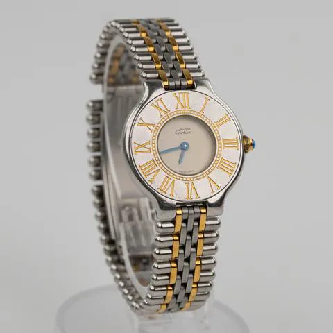 Cartier 21 Must de Cartier 125000P 28mm Yellow gold and Stainless steel White 1