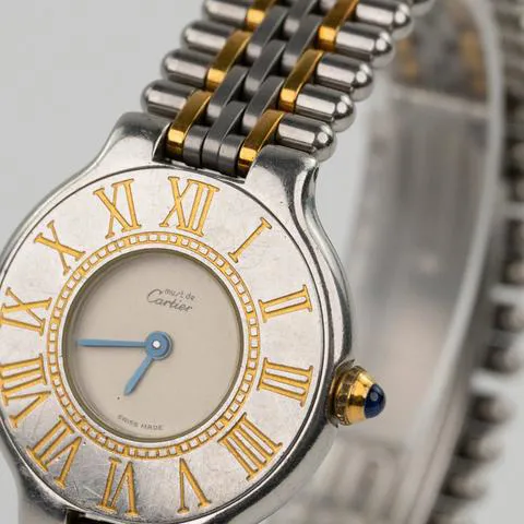 Cartier 21 Must de Cartier 125000P 28mm Yellow gold and Stainless steel White 6