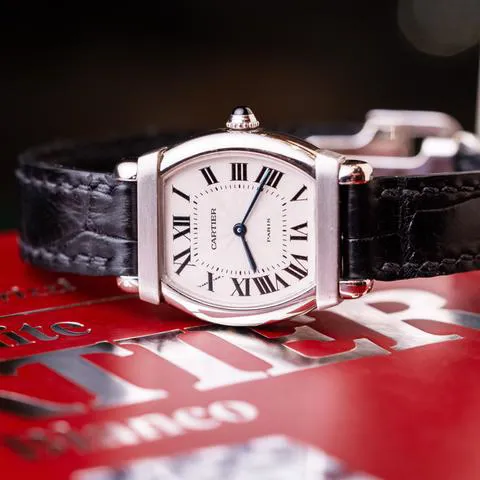 Cartier Tortue Platinum White