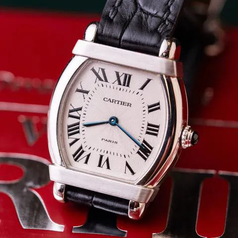 Cartier Tortue Platinum White 2